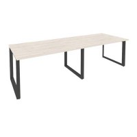 Onix O.MO-PRG-2.3 (Денвер Светлый/Антрацит) Стол переговорный (2 столешницы)