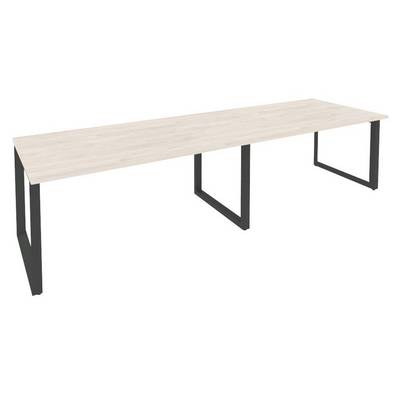 Onix O.MO-PRG-2.4 (Денвер Светлый/Антрацит) Стол переговорный (2 столешницы)