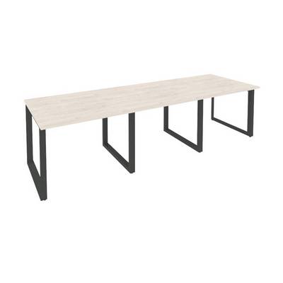 Onix O.MO-PRG-3.1 (Денвер Светлый/Антрацит) Стол переговорный (3 столешницы)