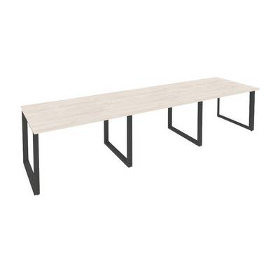 Onix O.MO-PRG-3.2 (Денвер Светлый/Антрацит) Стол переговорный (3 столешницы)