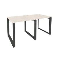 Onix O.MO-RS-2.0.8 (Денвер Светлый/Антрацит) Рабочая станция на О-образном м/к