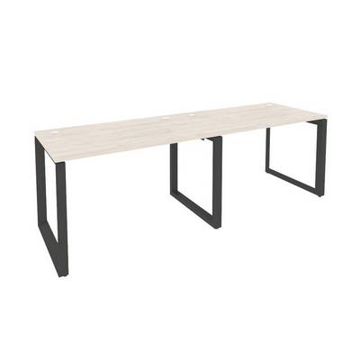 Onix O.MO-RS-2.2.7 (Денвер Светлый/Антрацит) Рабочая станция на О-образном м/к