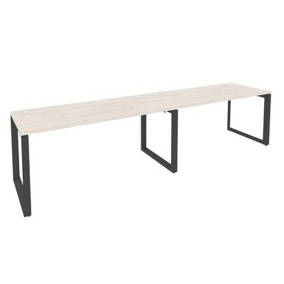 Onix O.MO-RS-2.4.7 (Денвер Светлый/Антрацит) Рабочая станция на О-образном м/к