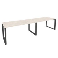 Onix O.MO-RS-2.4.8 (Денвер Светлый/Антрацит) Рабочая станция на О-образном м/к