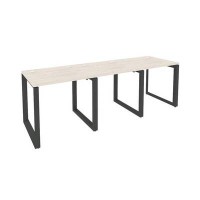 Onix O.MO-RS-3.0.7 (Денвер Светлый/Антрацит) Рабочая станция на О-образном м/к