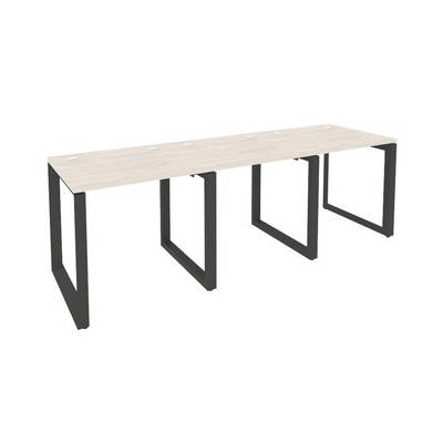 Onix O.MO-RS-3.0.7 (Денвер Светлый/Антрацит) Рабочая станция на О-образном м/к