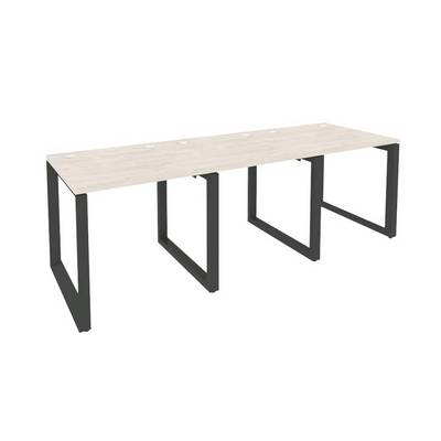 Onix O.MO-RS-3.0.8 (Денвер Светлый/Антрацит) Рабочая станция на О-образном м/к