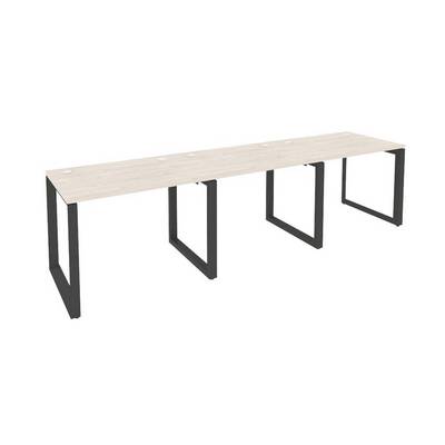 Onix O.MO-RS-3.1.7 (Денвер Светлый/Антрацит) Рабочая станция на О-образном м/к