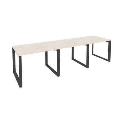 Onix O.MO-RS-3.1.8 (Денвер Светлый/Антрацит) Рабочая станция на О-образном м/к