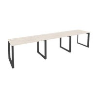 Onix O.MO-RS-3.2.7 (Денвер Светлый/Антрацит) Рабочая станция на О-образном м/к