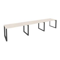 Onix O.MO-RS-3.3.7 (Денвер Светлый/Антрацит) Рабочая станция на О-образном м/к