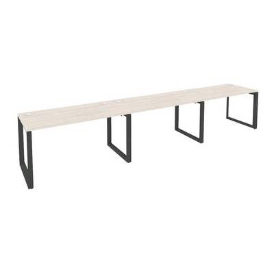 Onix O.MO-RS-3.3.7 (Денвер Светлый/Антрацит) Рабочая станция на О-образном м/к