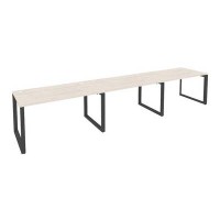 Onix O.MO-RS-3.3.8 (Денвер Светлый/Антрацит) Рабочая станция на О-образном м/к