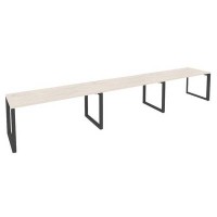 Onix O.MO-RS-3.4.7 (Денвер Светлый/Антрацит) Рабочая станция на О-образном м/к