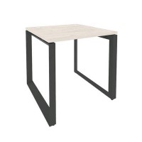 Onix O.MO-SP-0.8 (Денвер Светлый/Антрацит) Стол рабочий на О-образном м/к