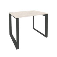 Onix O.MO-SP-1.7 (Денвер Светлый/Антрацит) Стол рабочий на О-образном м/к