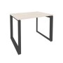 Onix O.MO-SP-1.7 (Денвер Светлый/Антрацит) Стол рабочий на О-образном м/к