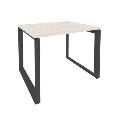 Onix O.MO-SP-1.8 (Денвер Светлый/Антрацит) Стол рабочий на О-образном м/к