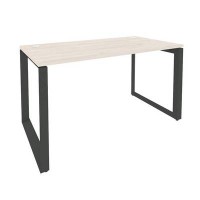 Onix O.MO-SP-3.7 (Денвер Светлый/Антрацит) Стол рабочий на О-образном м/к