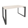 Onix O.MO-SP-3.8 (Денвер Светлый/Антрацит) Стол рабочий на О-образном м/к