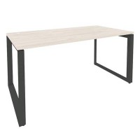Onix O.MO-SP-4.8 (Денвер Светлый/Антрацит) Стол рабочий на О-образном м/к
