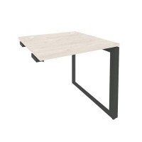 Onix O.MO-SPR-0.8 (Денвер Светлый/Антрацит) Стол-приставка на О-образном м/к к опорным элементам