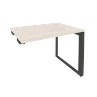Onix O.MO-SPR-1.7 (Денвер Светлый/Антрацит) Стол-приставка на О-образном м/к к опорным элементам
