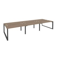 Onix O.MO-D.RS-6.3.7 (Дуб Аризона/Антрацит) Рабочая станция на О-образном м/к