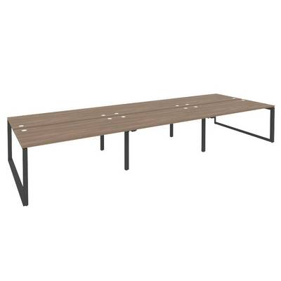 Onix O.MO-D.RS-6.4.8 (Дуб Аризона/Антрацит) Рабочая станция на О-образном м/к