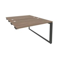 Onix O.MO-D.SPR-2.7 (Дуб Аризона/Антрацит) Стол-приставка двойной на О-образном м/к к опорым элем.