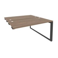 Onix O.MO-D.SPR-3.7 (Дуб Аризона/Антрацит) Стол-приставка двойной на О-образном м/к к опорым элем.