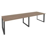 Onix O.MO-PRG-2.4 (Дуб Аризона/Антрацит) Стол переговорный (2 столешницы)