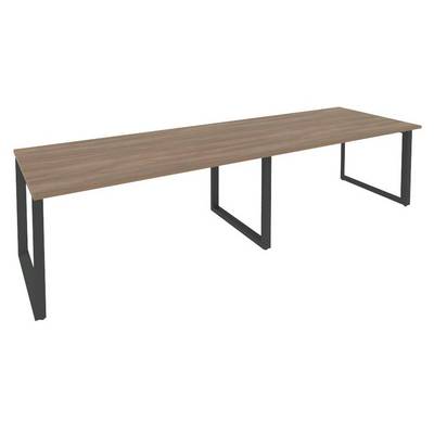 Onix O.MO-PRG-2.4 (Дуб Аризона/Антрацит) Стол переговорный (2 столешницы)