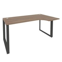 Onix O.MO-SA-1R (Дуб Аризона/Антрацит) Стол эргономичный правый на О-образном м/к