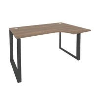 Onix O.MO-SA-2R (Дуб Аризона/Антрацит) Стол эргономичный правый на О-образном м/к