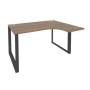 Onix O.MO-SA-3R (Дуб Аризона/Антрацит) Стол эргономичный правый на О-образном м/к
