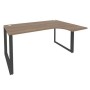 Onix O.MO-SA-4R (Дуб Аризона/Антрацит) Стол эргономичный правый на О-образном м/к