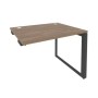 Onix O.MO-SPR-1.8 (Дуб Аризона/Антрацит) Стол-приставка на О-образном м/к к опорным элементам
