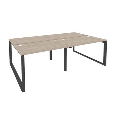 Onix O.MO-D.RS-4.2.7 (Дуб Аттик/Антрацит) Рабочая станция на О-образном м/к