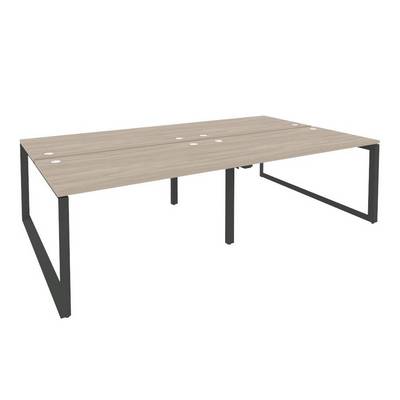 Onix O.MO-D.RS-4.3.8 (Дуб Аттик/Антрацит) Рабочая станция на О-образном м/к