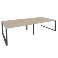 Onix O.MO-D.RS-4.4.7 (Дуб Аттик/Антрацит) Рабочая станция на О-образном м/к