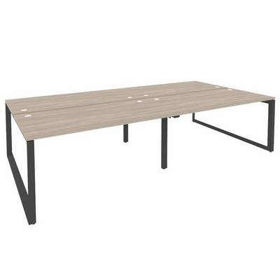 Onix O.MO-D.RS-4.4.8 (Дуб Аттик/Антрацит) Рабочая станция на О-образном м/к