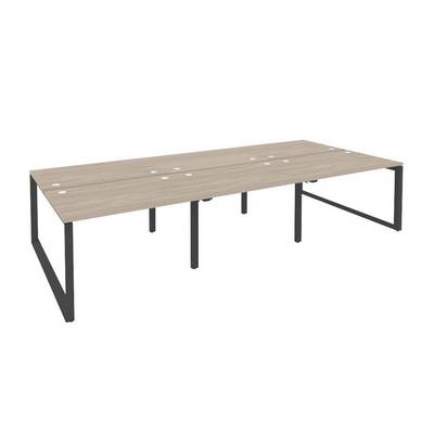 Onix O.MO-D.RS-6.2.8 (Дуб Аттик/Антрацит) Рабочая станция на О-образном м/к