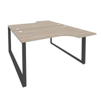 Onix O.MO-D.SA-2 (Дуб Аттик/Антрацит) Рабочая станция на О-образном м/к