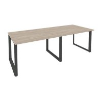 Onix O.MO-PRG-2.2 (Дуб Аттик/Антрацит) Стол переговорный (2 столешницы)