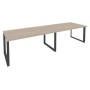 Onix O.MO-PRG-2.4 (Дуб Аттик/Антрацит) Стол переговорный (2 столешницы)