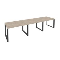 Onix O.MO-PRG-3.2 (Дуб Аттик/Антрацит) Стол переговорный (3 столешницы)