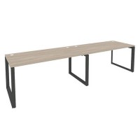 Onix O.MO-RS-2.4.8 (Дуб Аттик/Антрацит) Рабочая станция на О-образном м/к