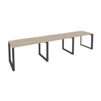 Onix O.MO-RS-3.2.7 (Дуб Аттик/Антрацит) Рабочая станция на О-образном м/к