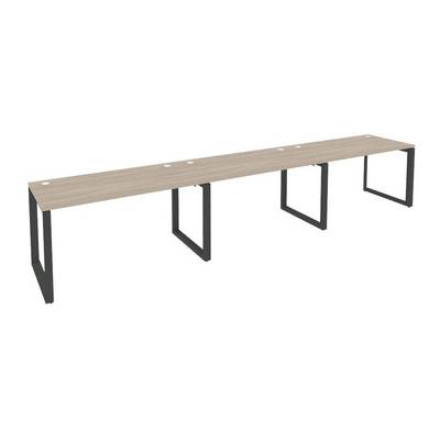 Оникс O.MO-RS-3.3.7 (Дуб Аттик/Антрацит) Рабочая станция на О-образном м/к